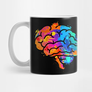 Brain Watercolor Brain Awareness Squad Mug